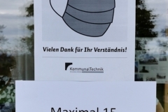 Auch an die Hygienevorschriften wurde gedacht